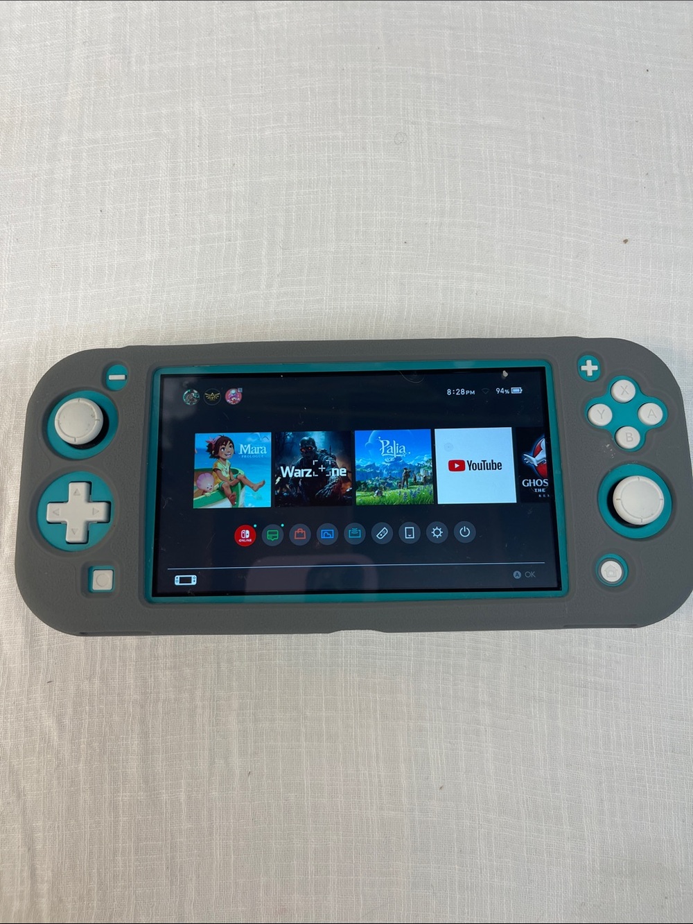 Nintendo Switch Lite Handheld Console w/ Subnautica, Case & Charger Bundle - Picture 2 of 16